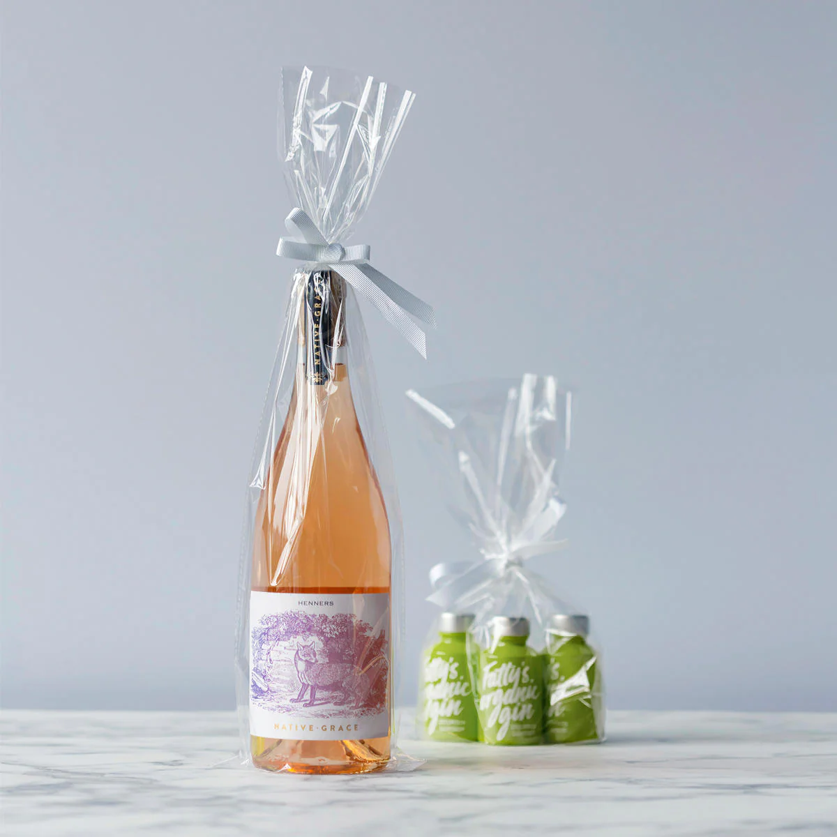 1 bottle clear cellophane gift bag - Image 3