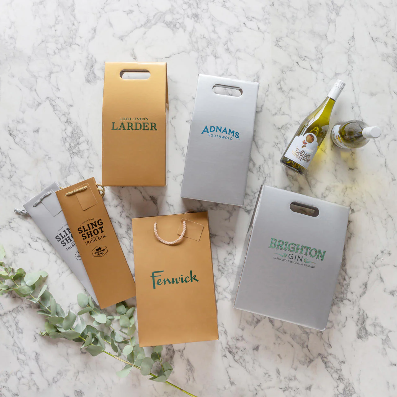 1 Bottle laminated gift bag - Image 4