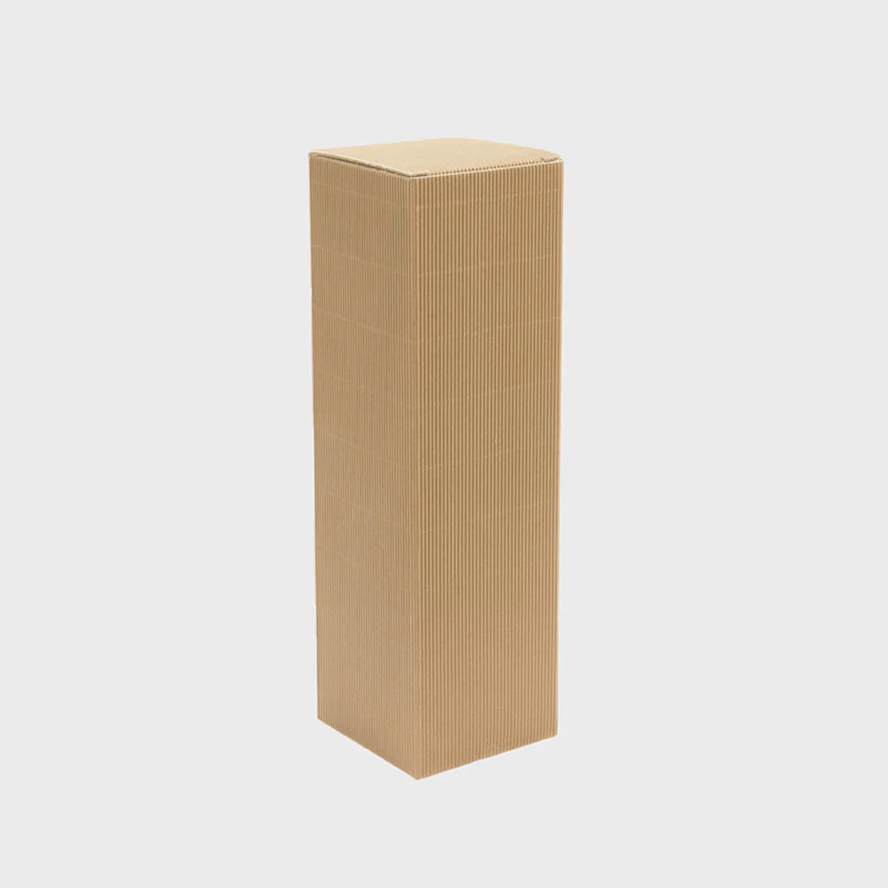 1 Bottle top opening fluted card Bottle box - Image 3