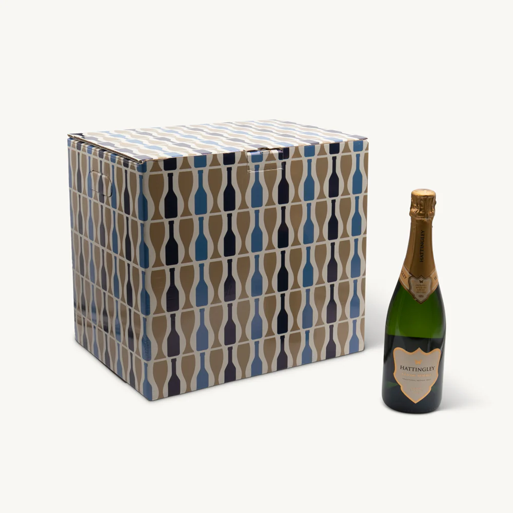 12 bottle retro print gift box - Image 3