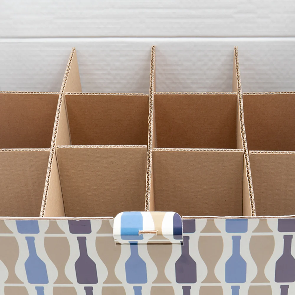12 bottle retro print gift box - Image 4