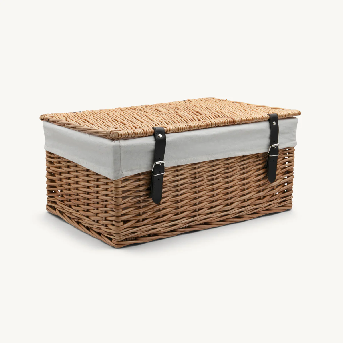 18 inch natural wicker hamper - Image 9
