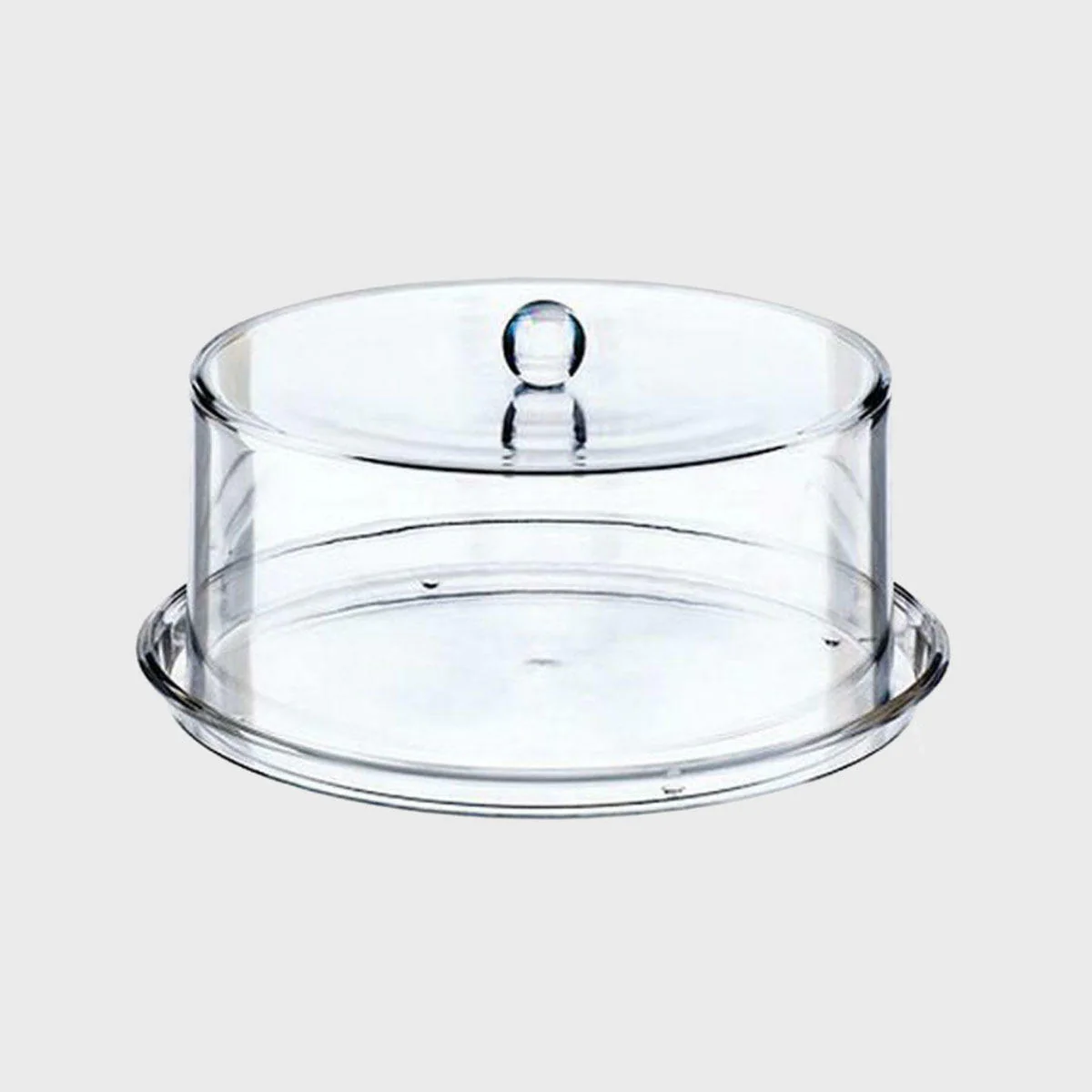 180mm High Patience Flat Cake Dome with Base