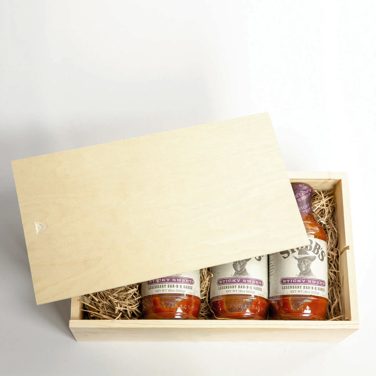 2 Bottle wooden box with rope handle - Image 3
