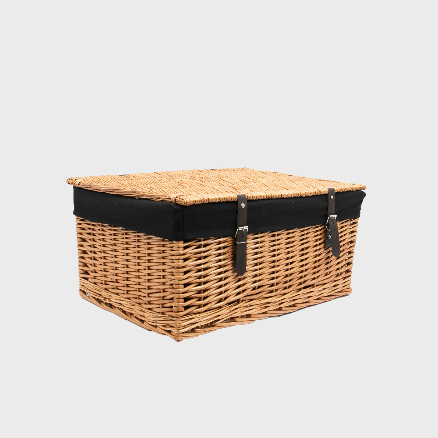 20 inch natural wicker hamper - Image 3