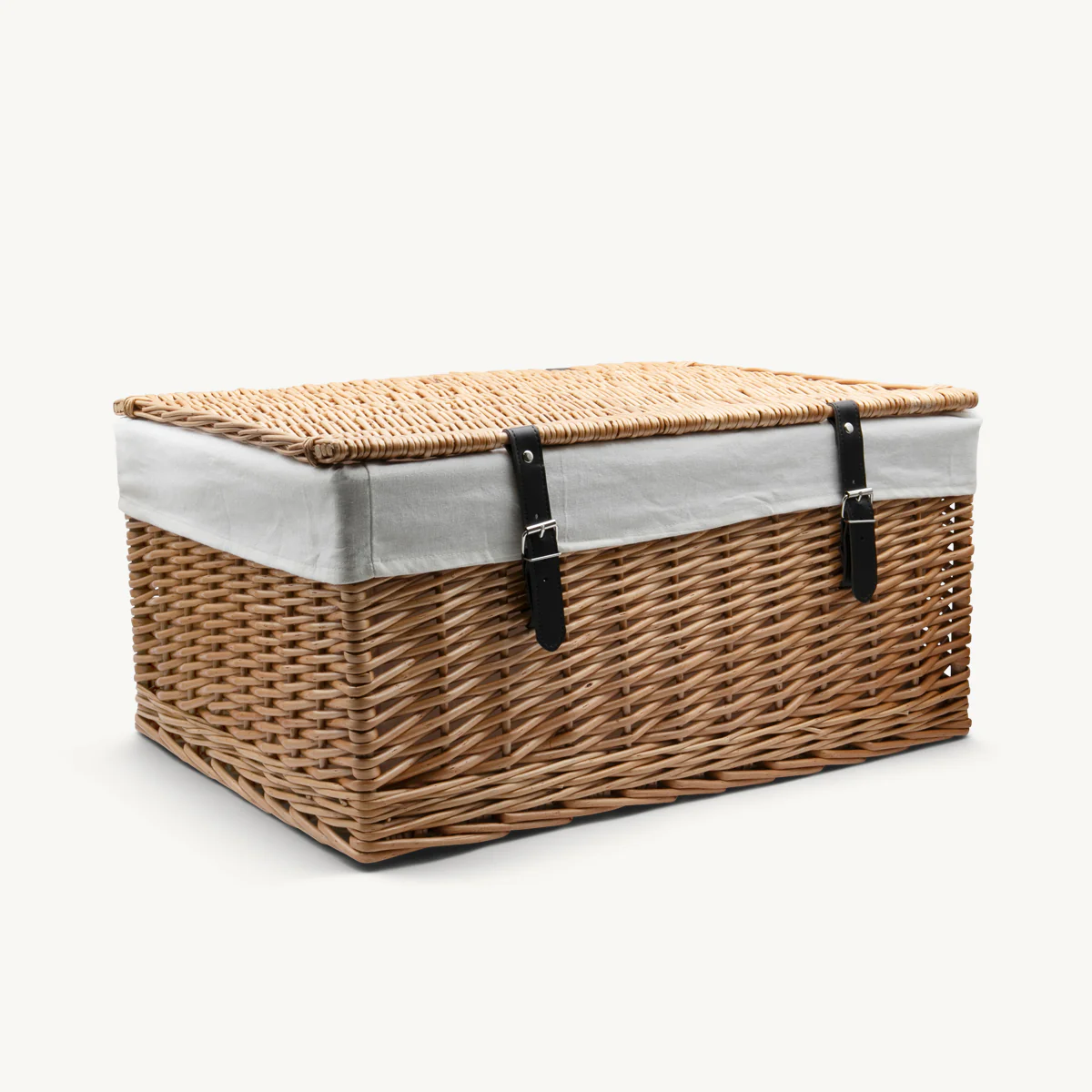 20 inch natural wicker hamper - Image 5