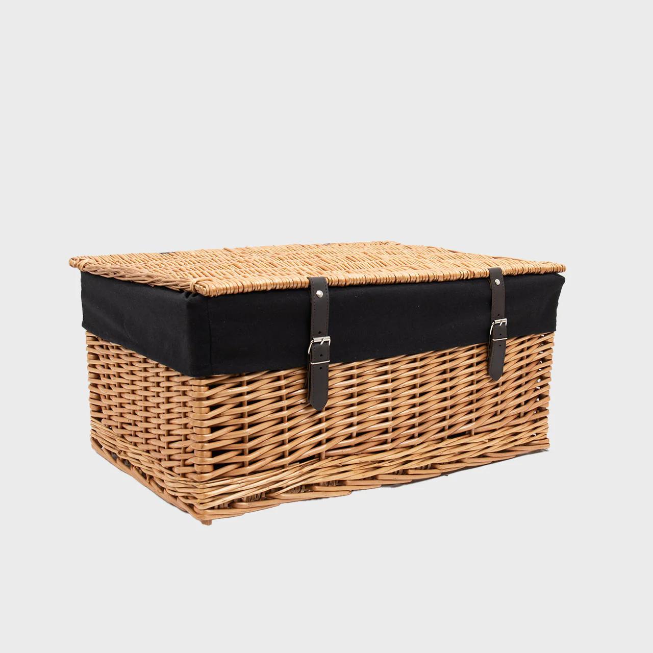 24 inch natural wicker hamper - Image 3