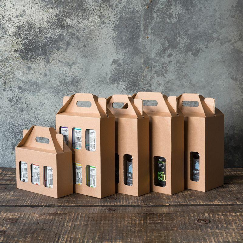 3 bottle 500ml beer kraft box - Image 3