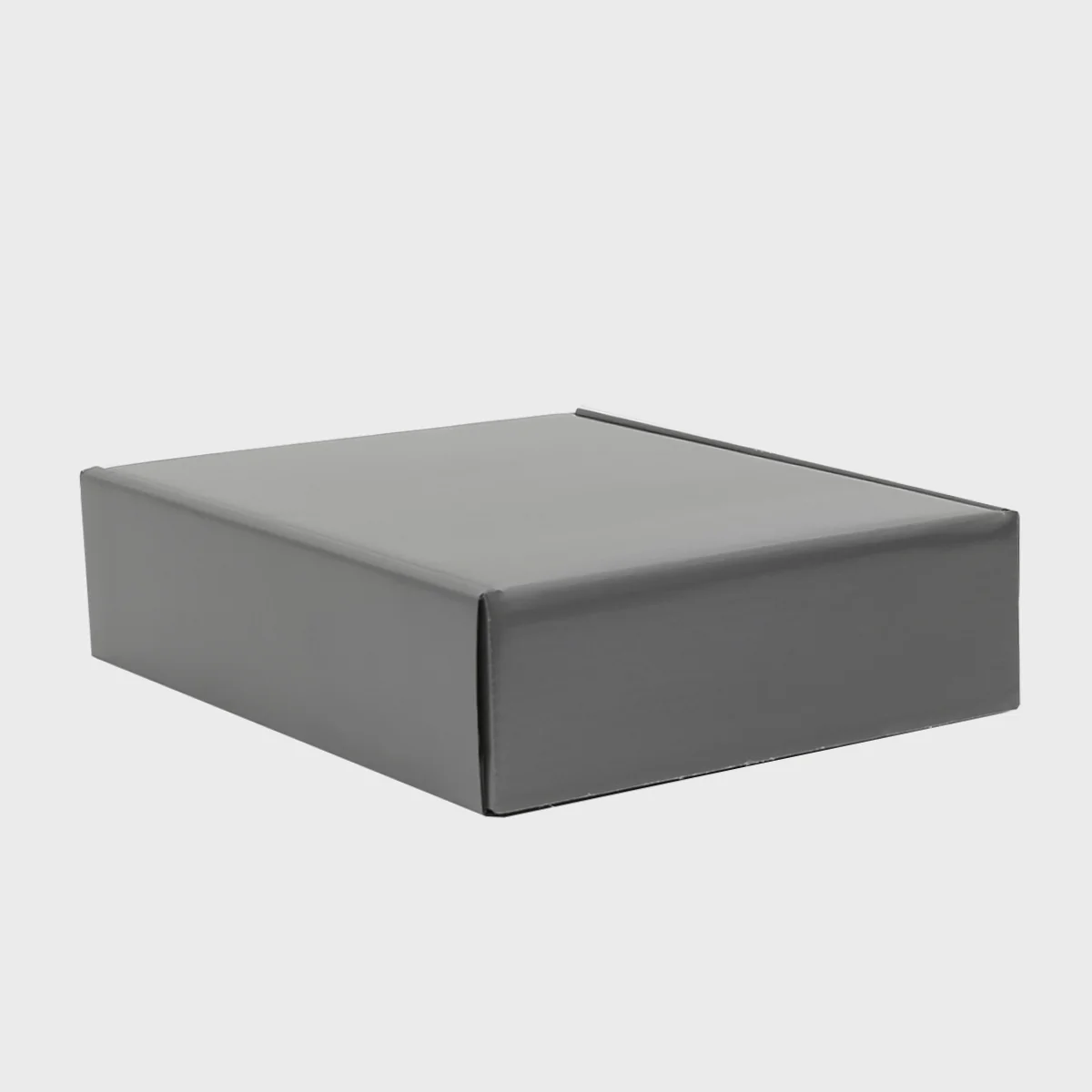 3 Bottle silver front opening gift box