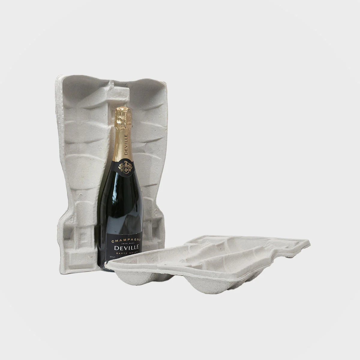 3 champagne bottle pulp divider tray - Image 2