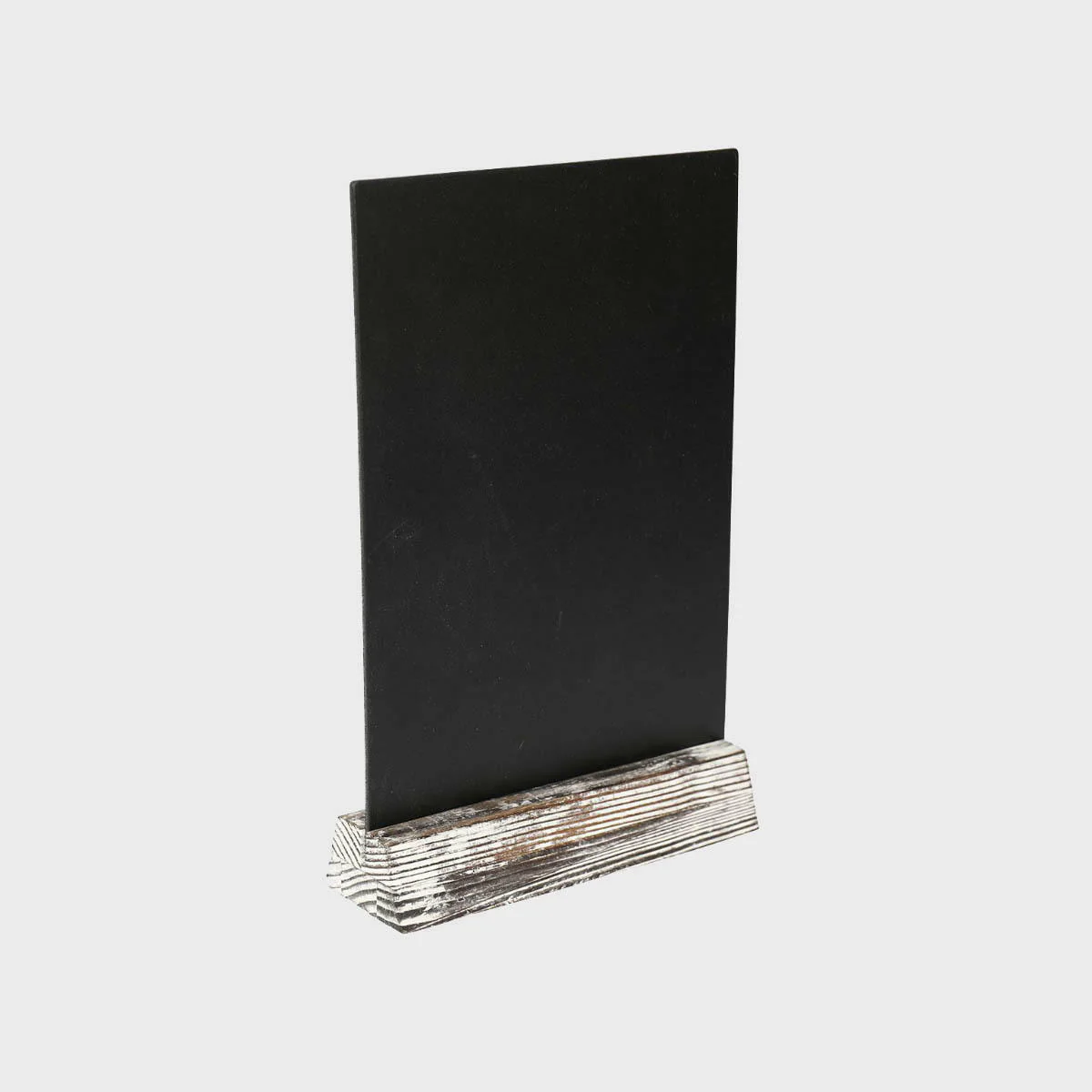 3 Distressed pine stands and chalkboards - Image 3