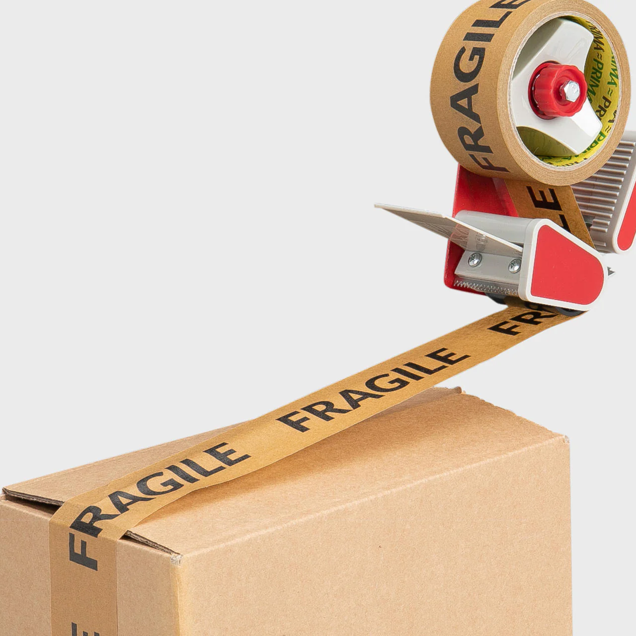 50mm Fragile kraft paper tape 50m - Image 3