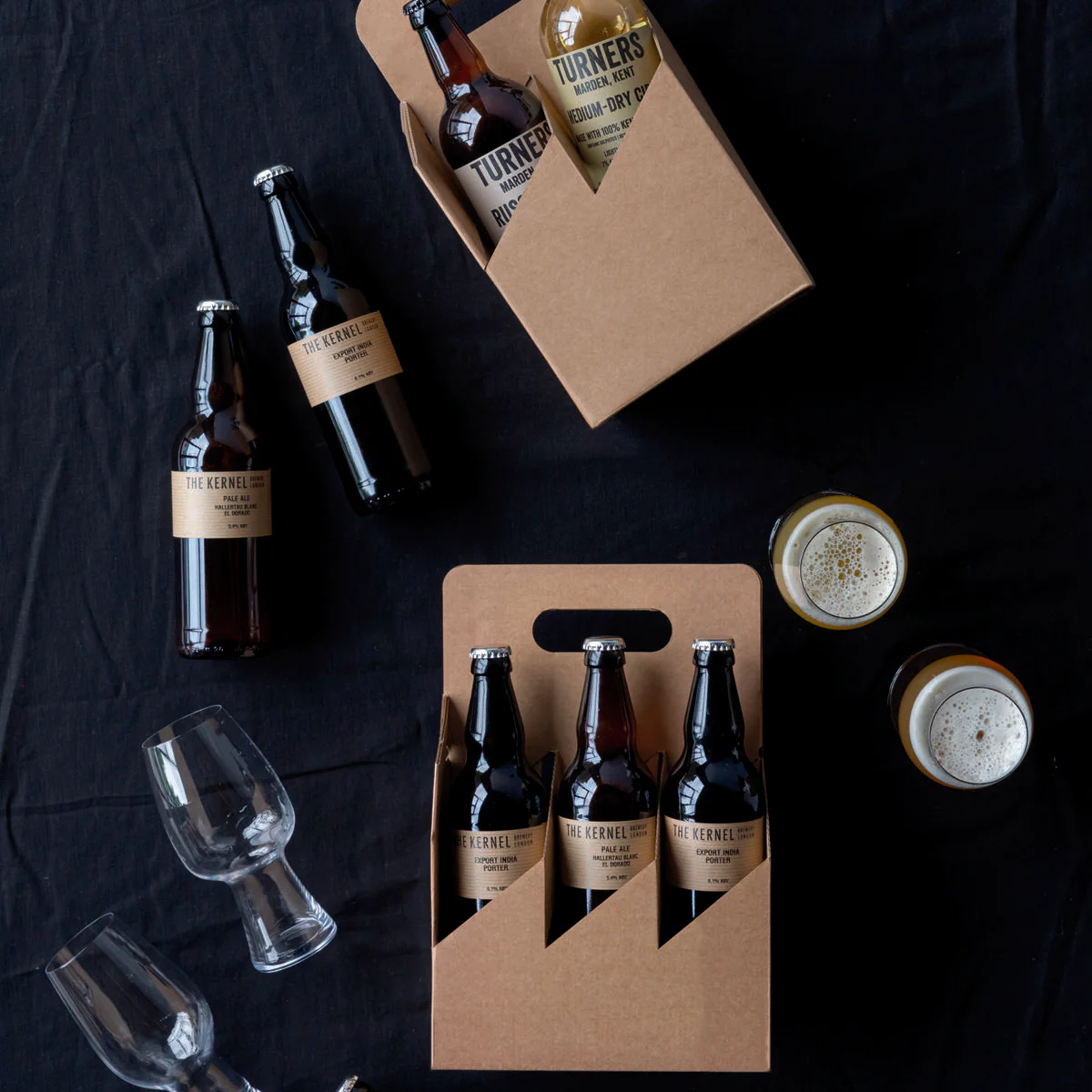 6 beer bottle kraft carry crate - Image 3