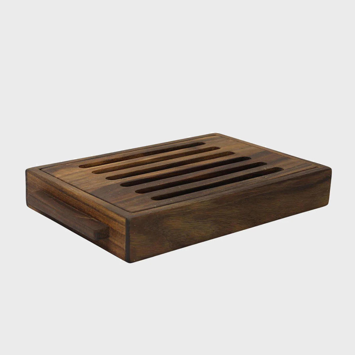 Bread board with removable tray