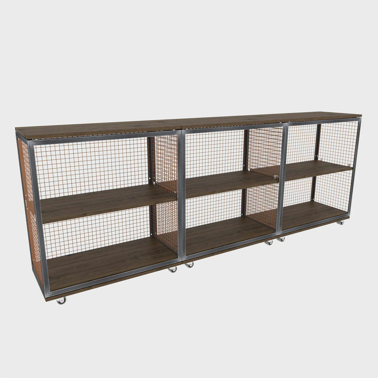 BRIX low shelving dark wood - Image 3