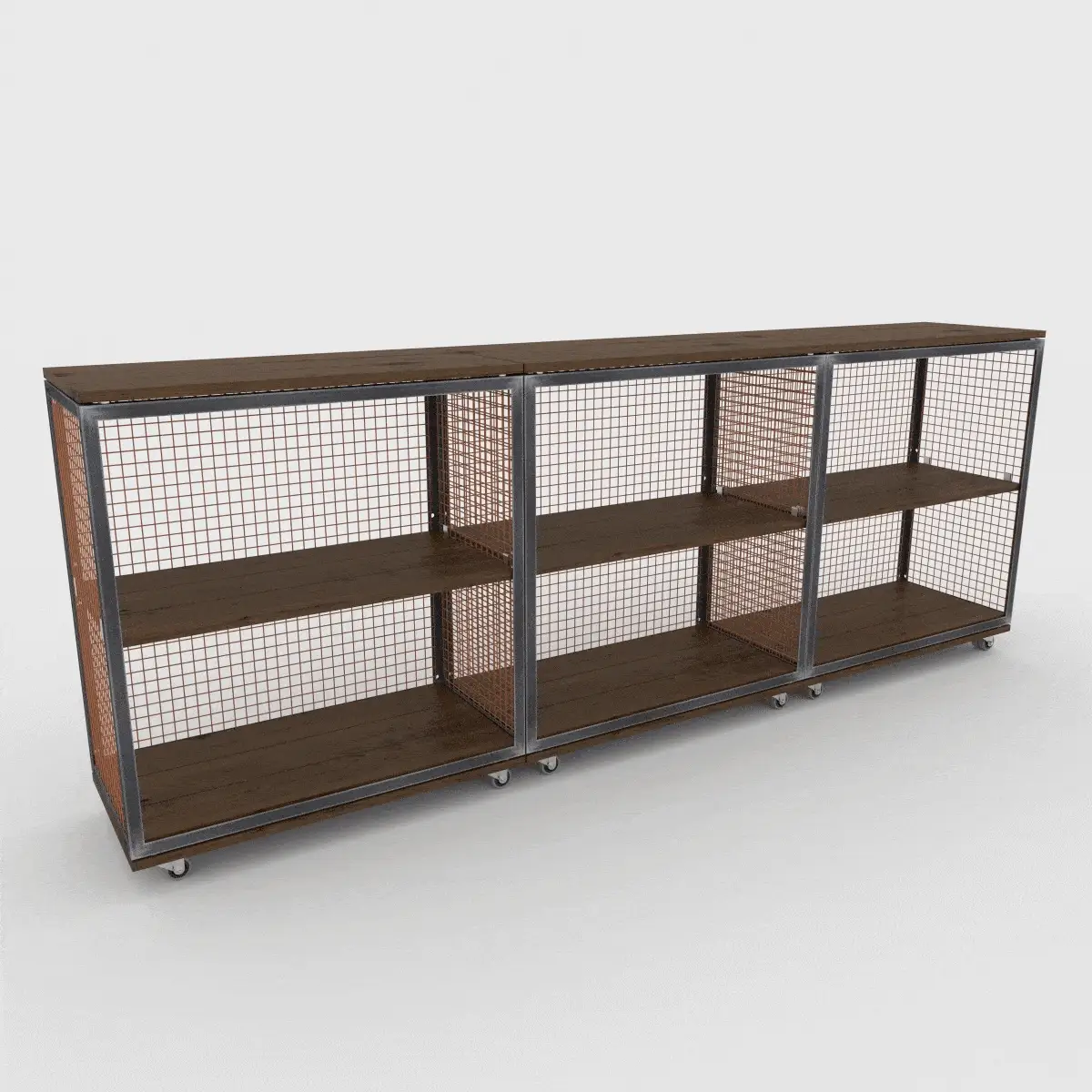 BRIX low shelving dark wood - Image 4