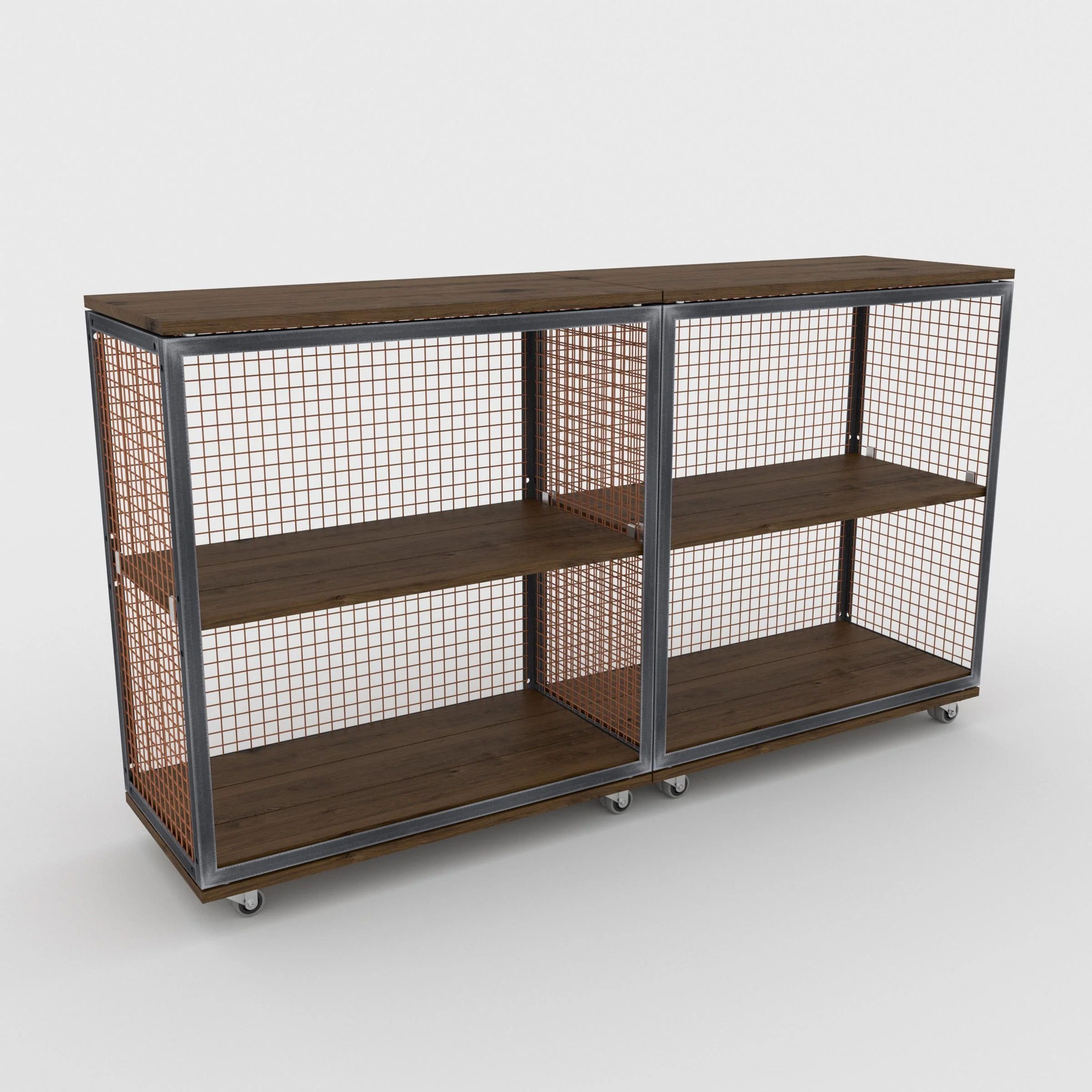 BRIX low shelving dark wood - Image 5