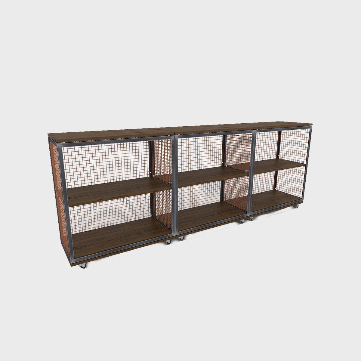 BRIX low shelving dark wood - Image 6