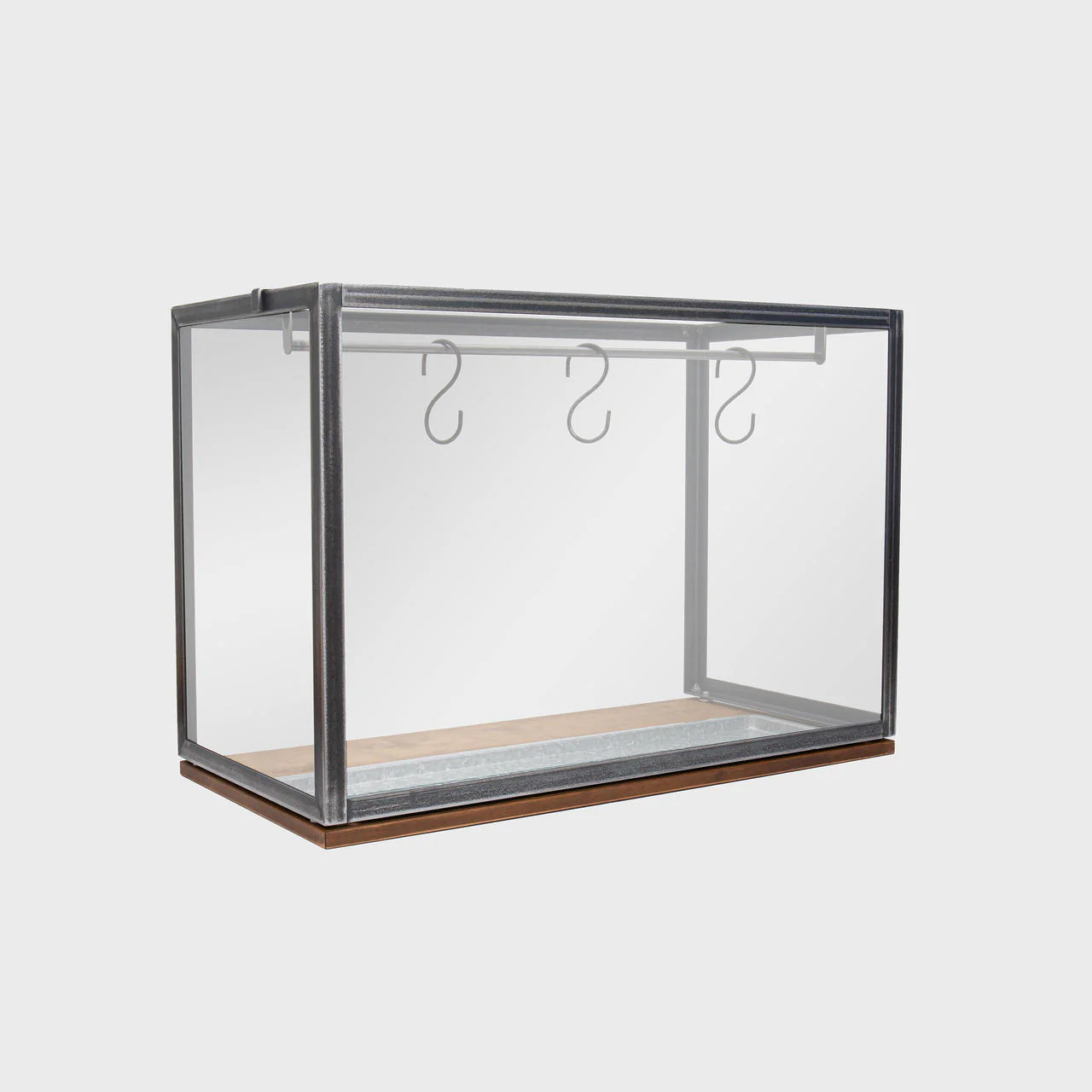BRIX charcuterie display rack with protective panels