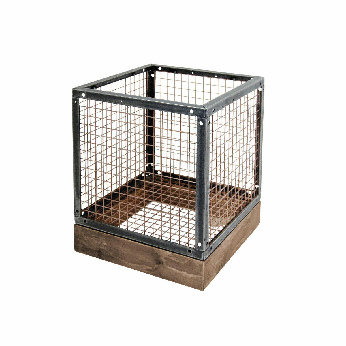 BRIX dark wood adjustable plinth 400 x 400mm - Image 2