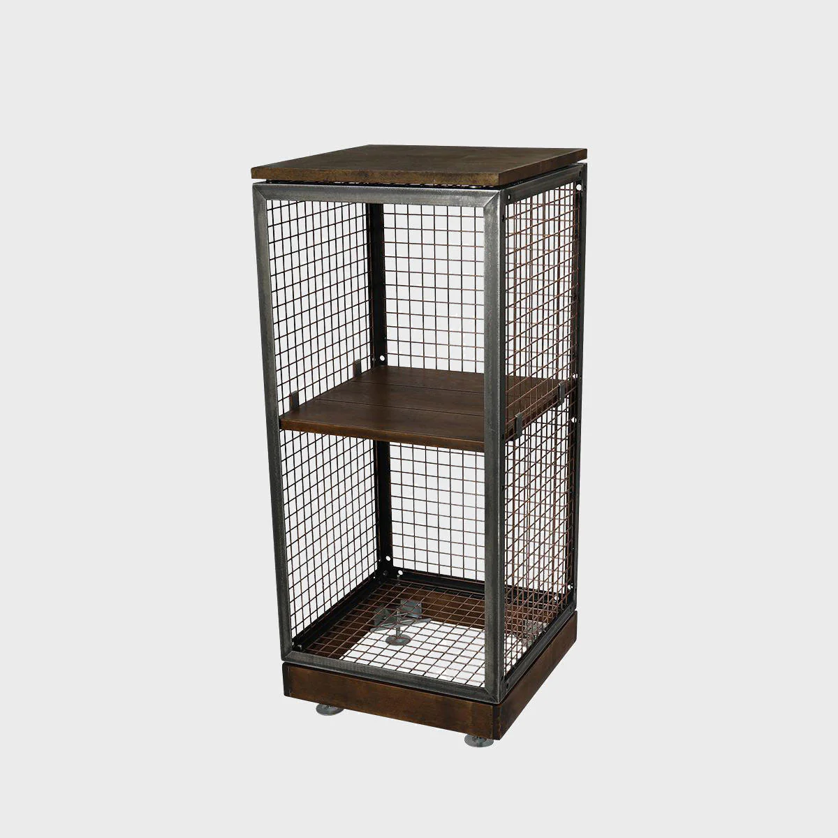 BRIX dark wood adjustable plinth 400 x 400mm - Image 3