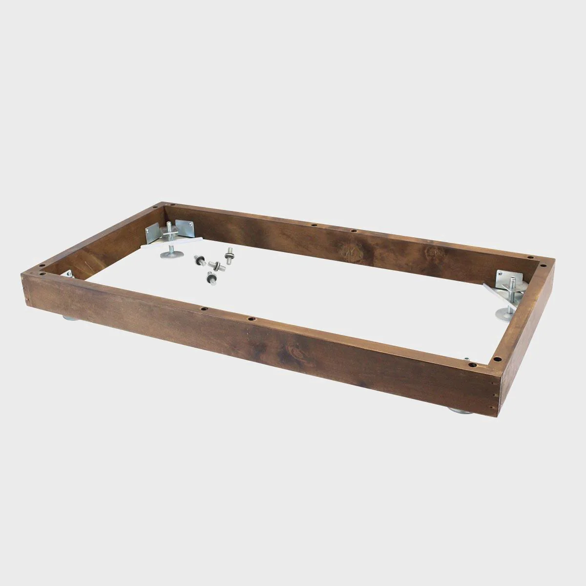 BRIX dark wood adjustable plinth 800 x 400mm