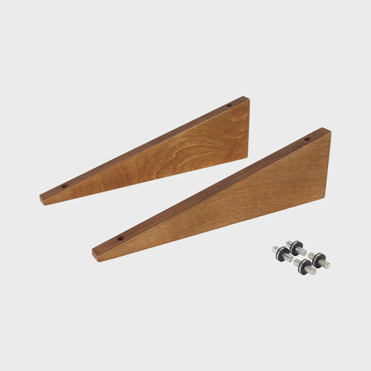 BRIX dark wood angled top bracket (set 2)