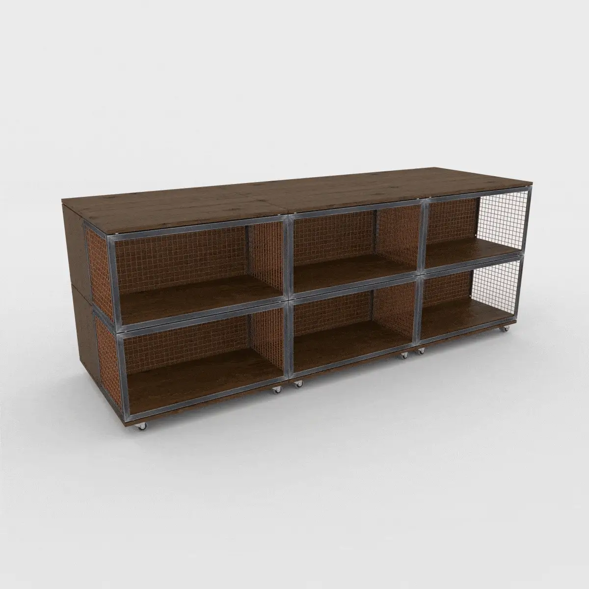 BRIX dark wood deep counter 2400mm - Image 3