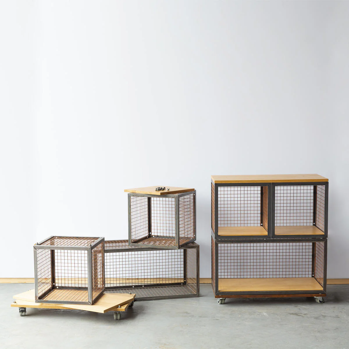 BRIX five panel wire unit 400 x 400mm - Image 3
