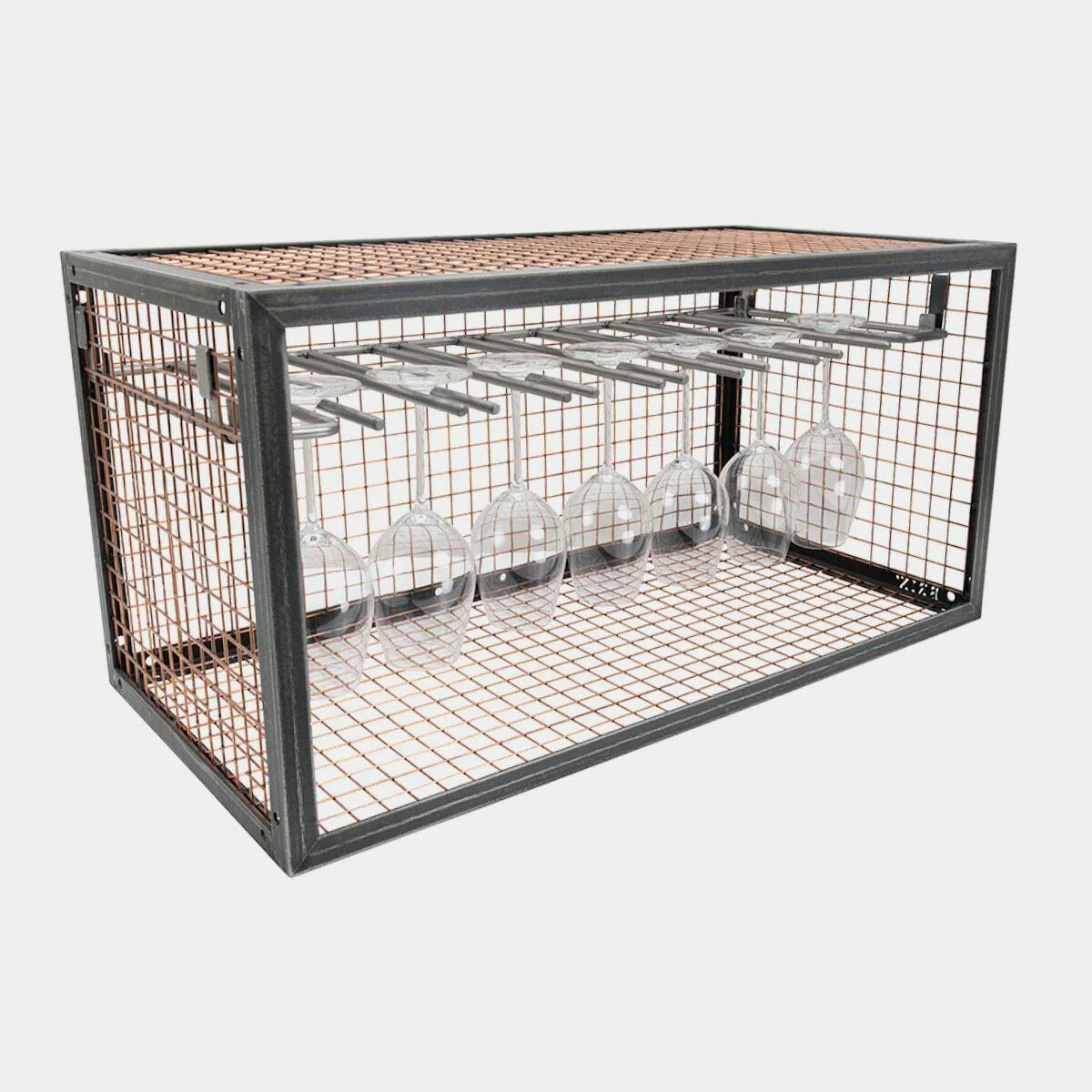 BRIX wire stemmed glass hanging rack - Image 2