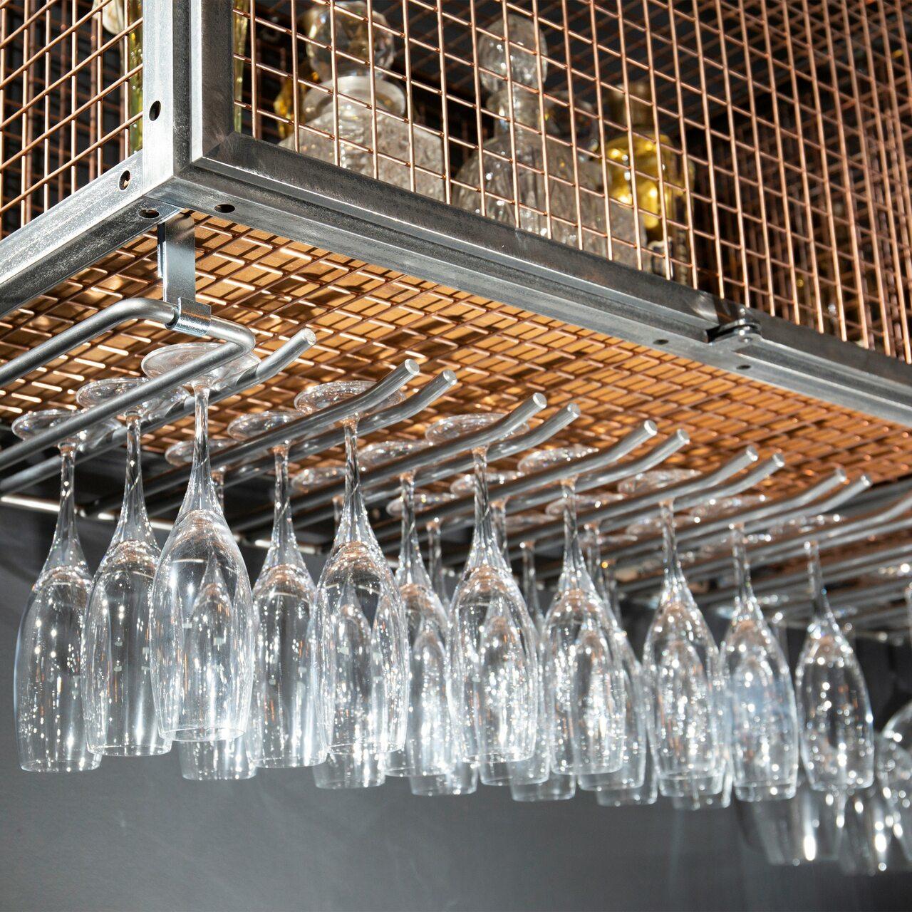 BRIX wire stemmed glass hanging rack - Image 3