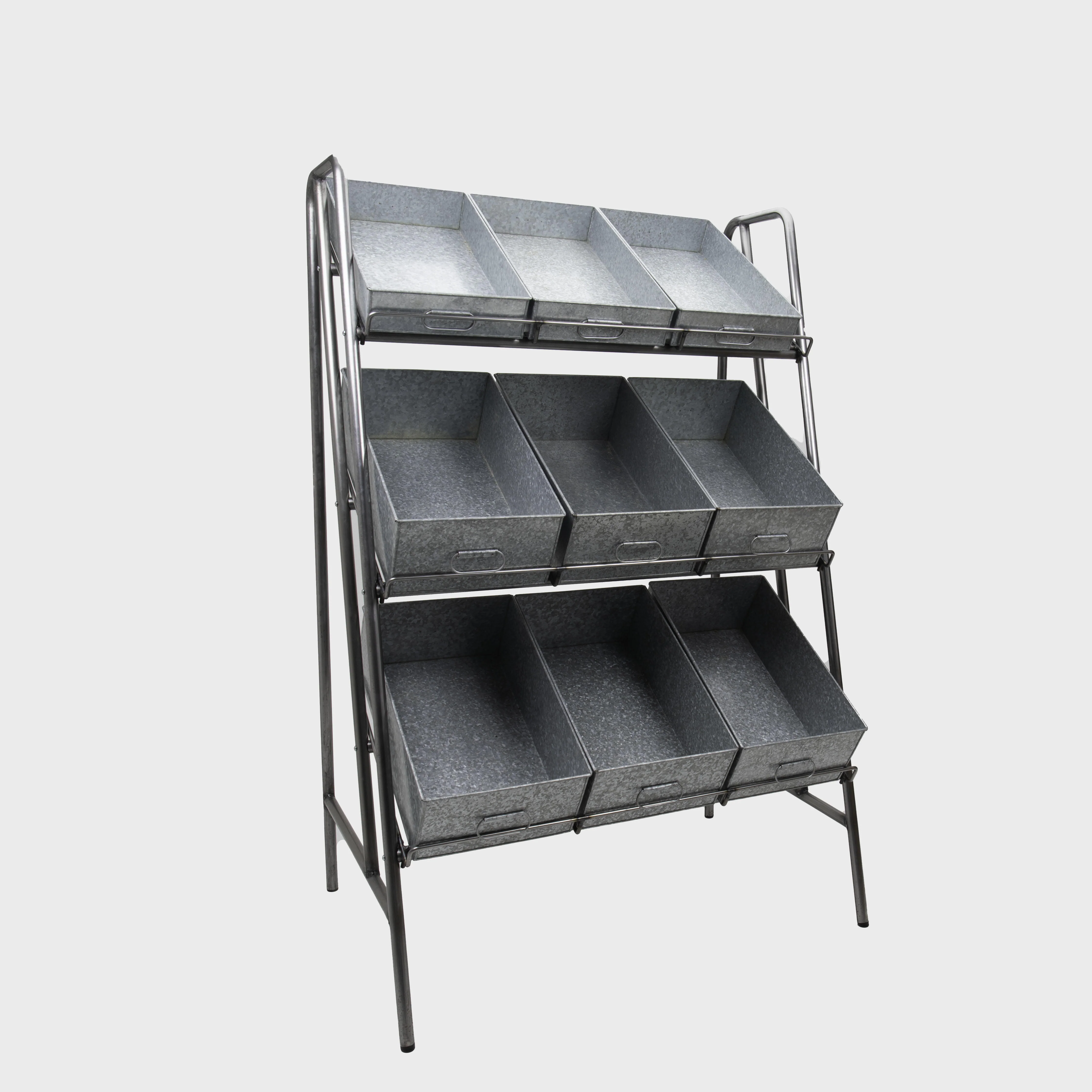Camberwell retail stand 3 shelf with chatto metal tray - Image 5