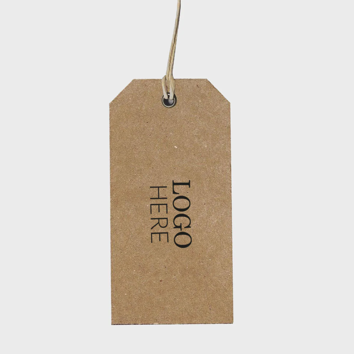 Card gift tag with paper string - Image 4