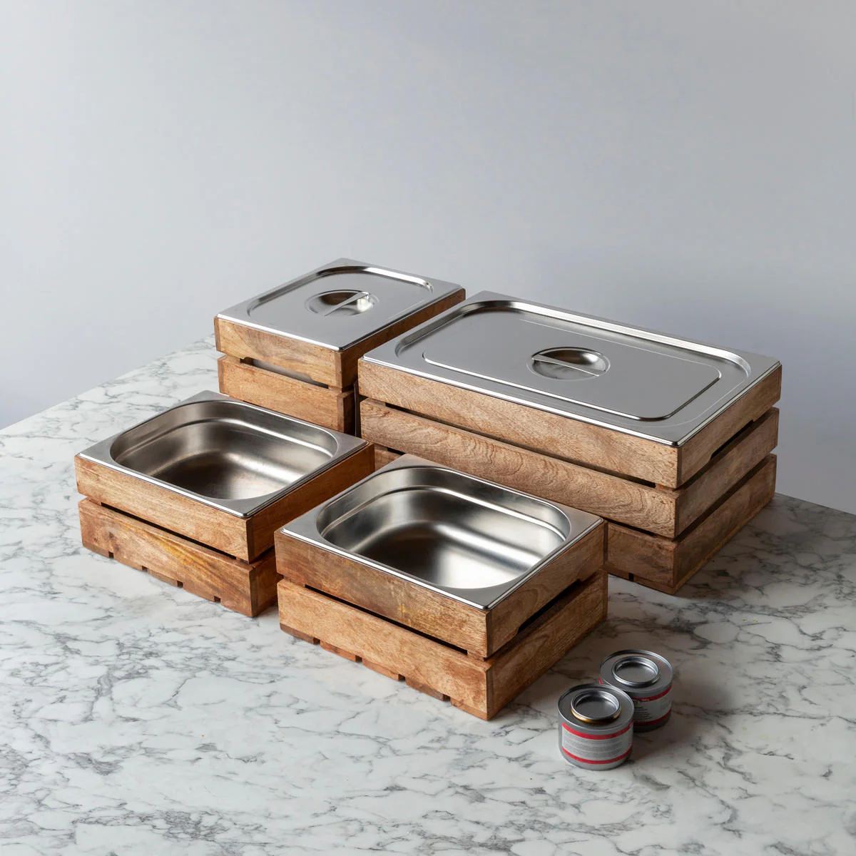 Clifton mango wood display crate - Image 3