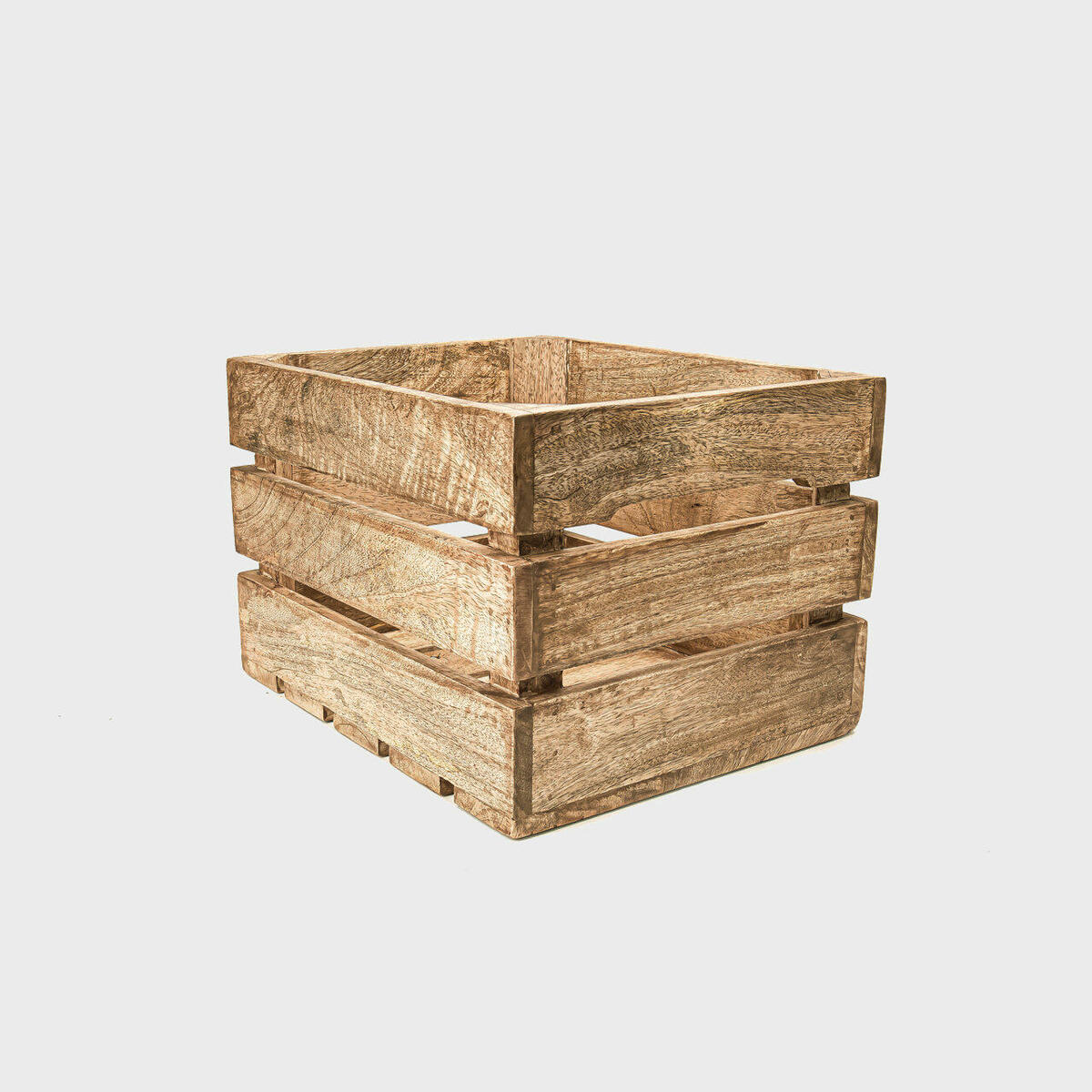 Clifton mango wood display crate - Image 6