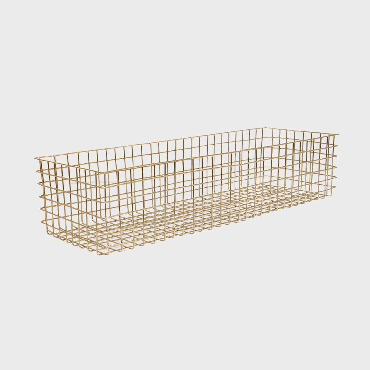 Deep brass wire basket - Image 3