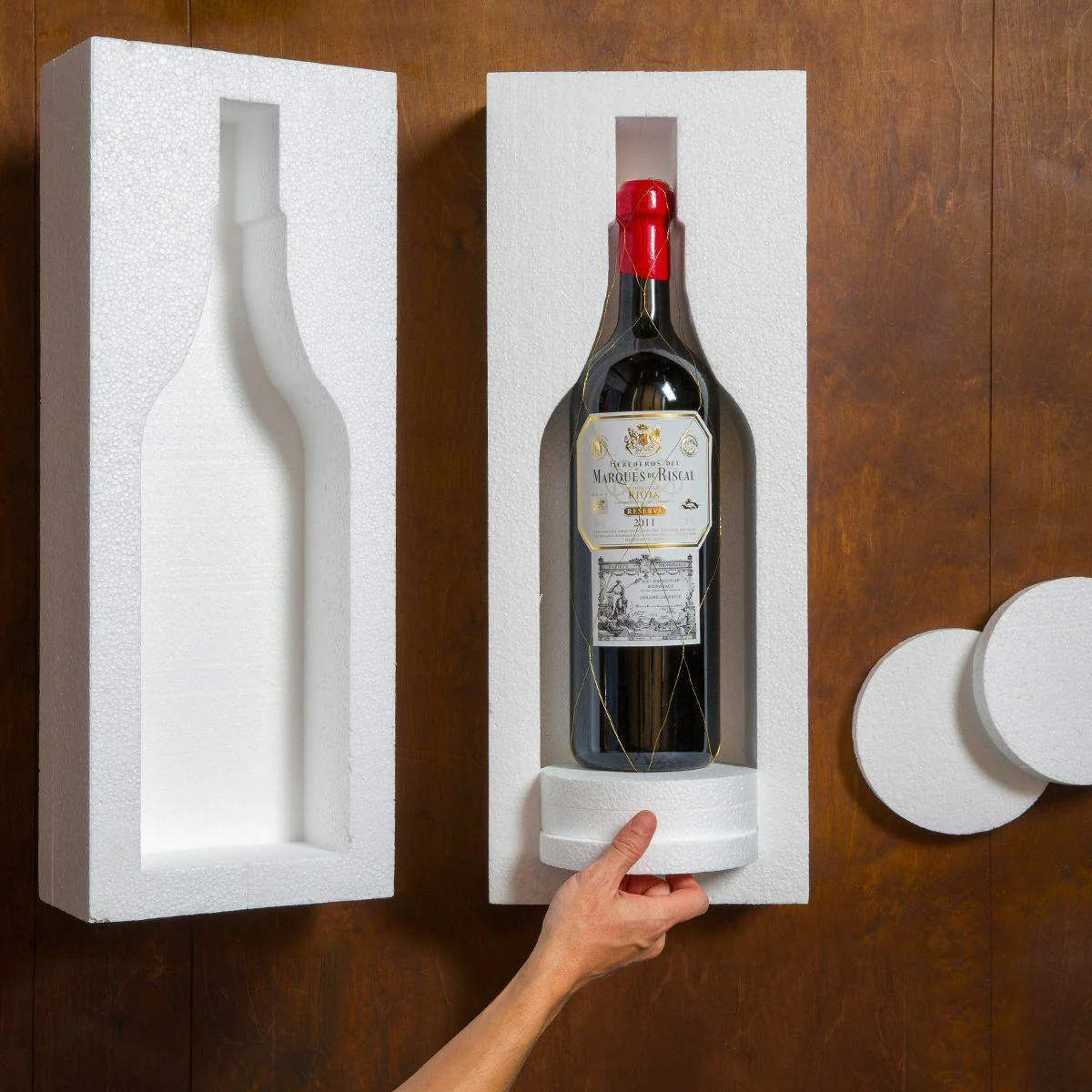 Double magnum aka jeroboam bottle Polysafe shipping box - Image 4