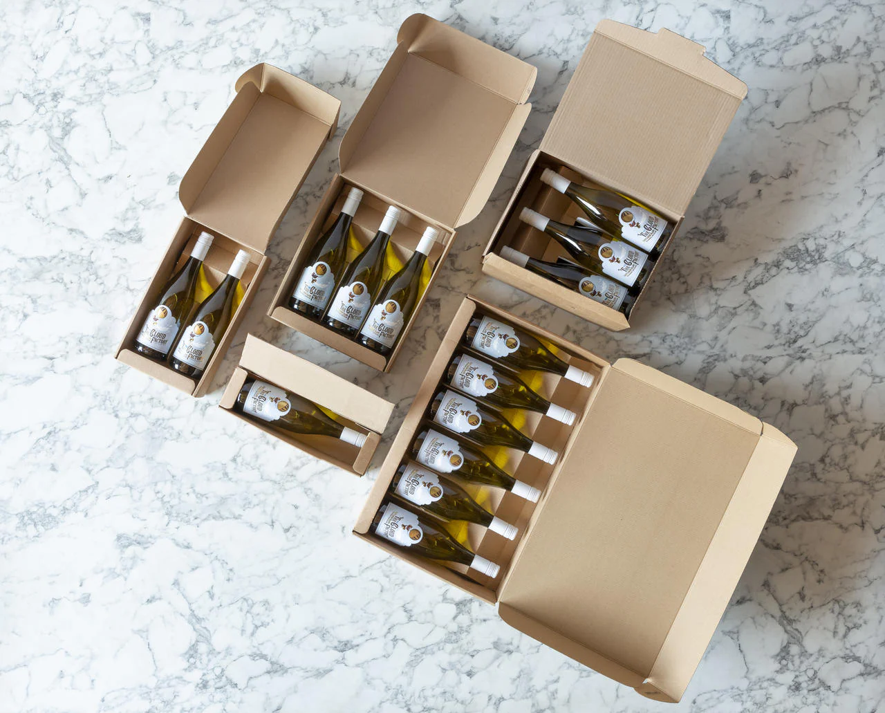 Flat 6 bottle card gift box - Image 4