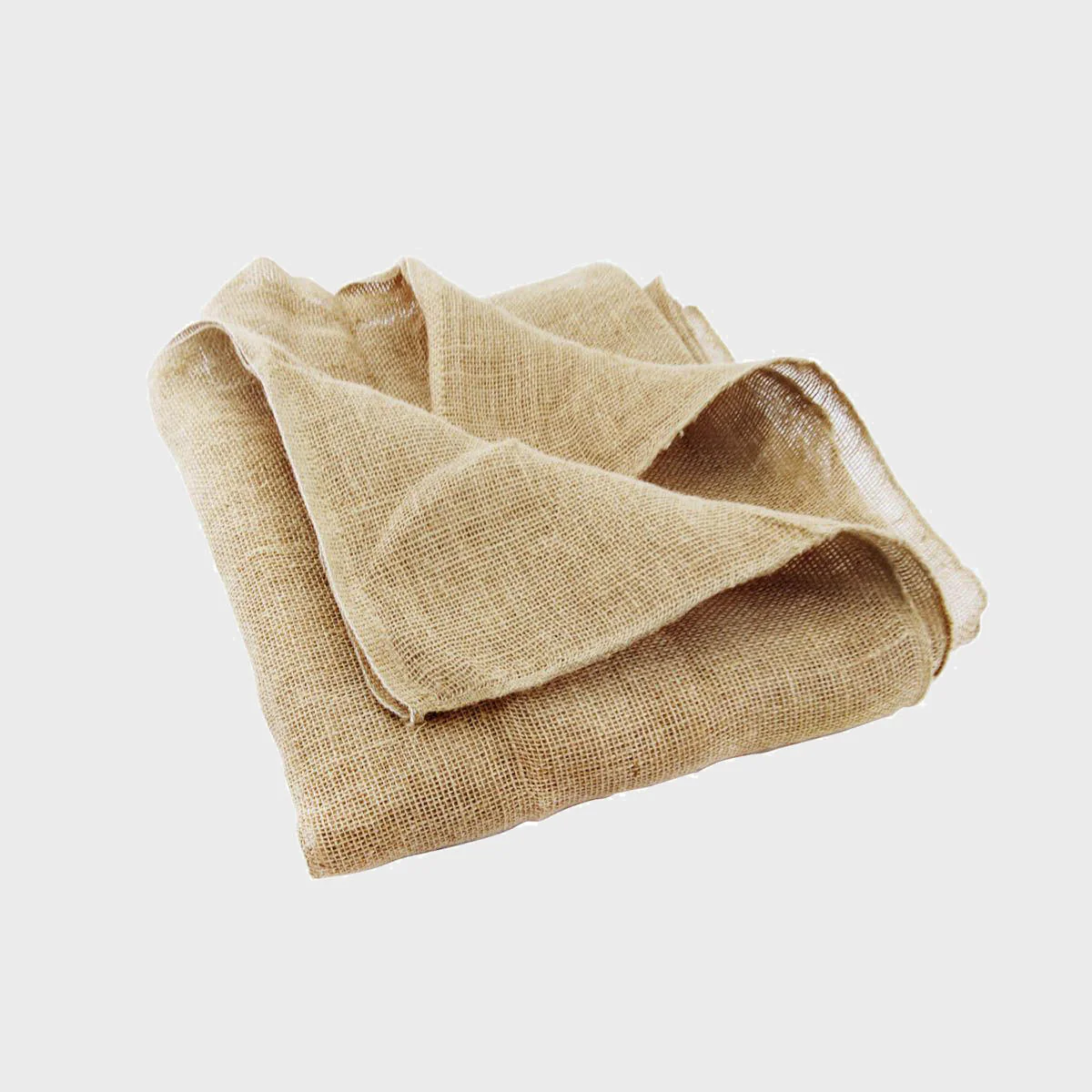 Hessian table cloth in kraft