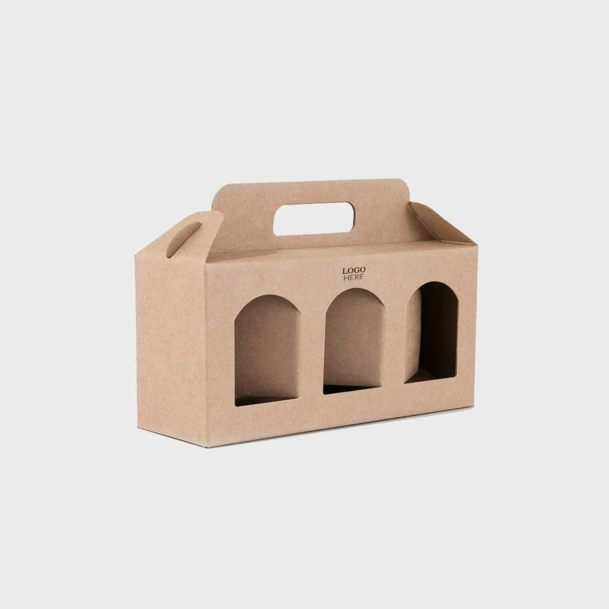 Jar gift box with windows 120mm tall - Image 3