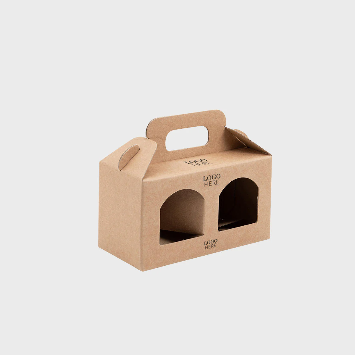 Jar gift box with windows 90mm tall - Image 3