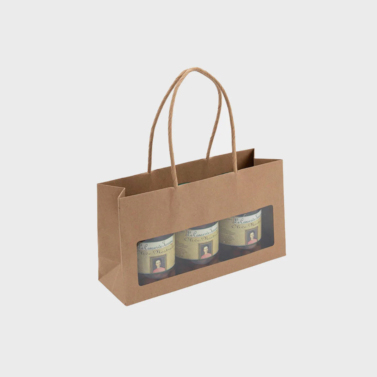 Jar kraft bag with large window - Image 3