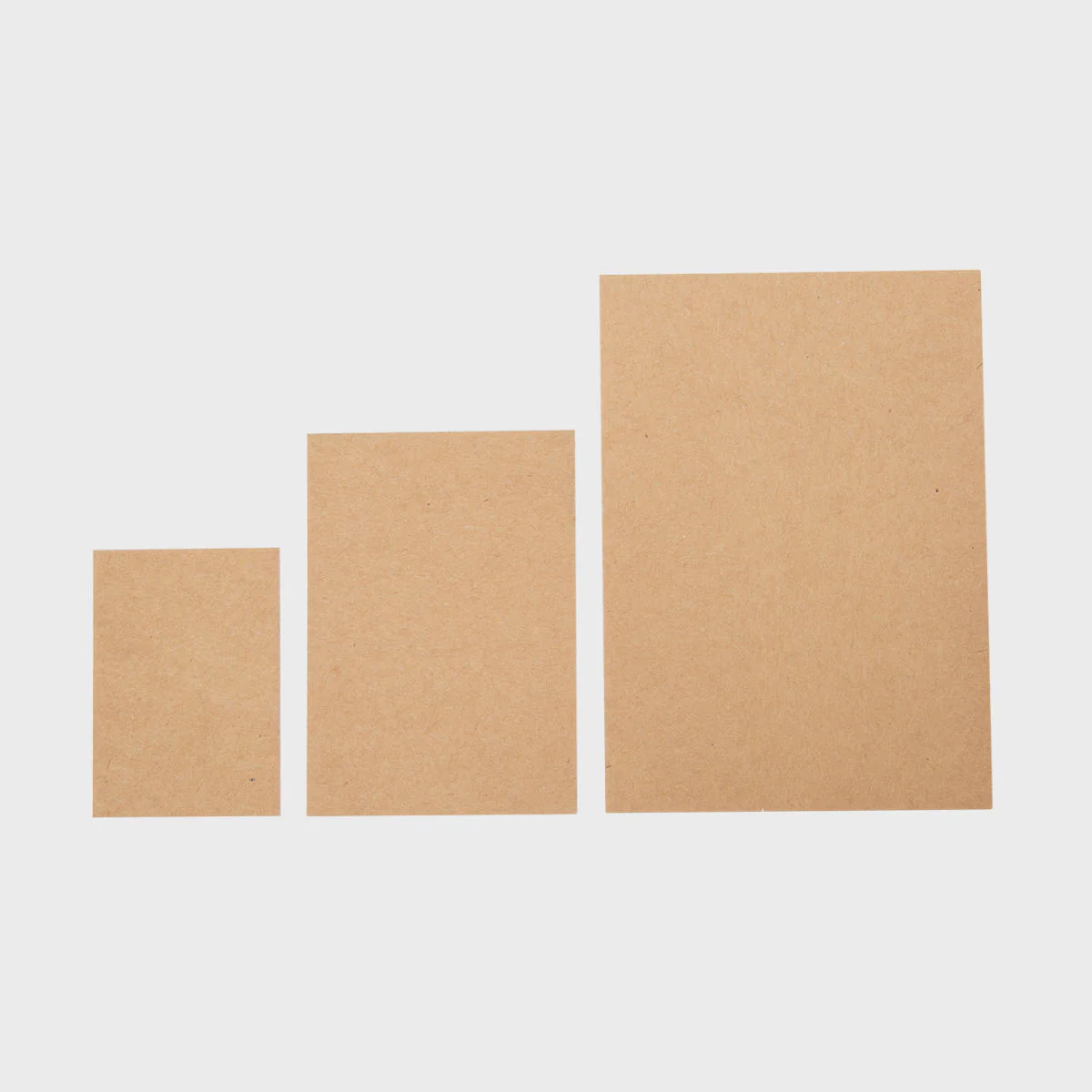 Kraft card signage tags