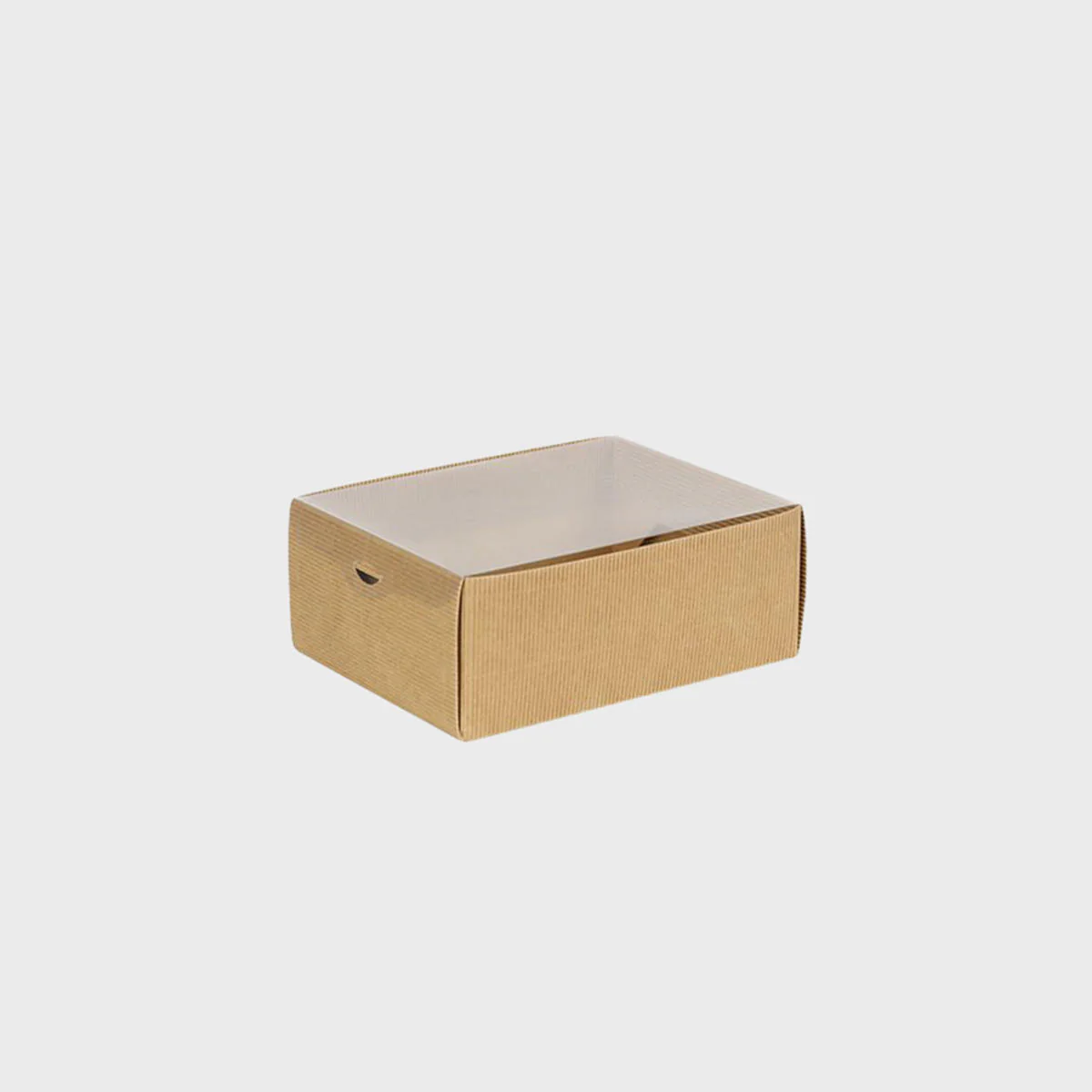 Kraft gift box with clear lid - Image 5