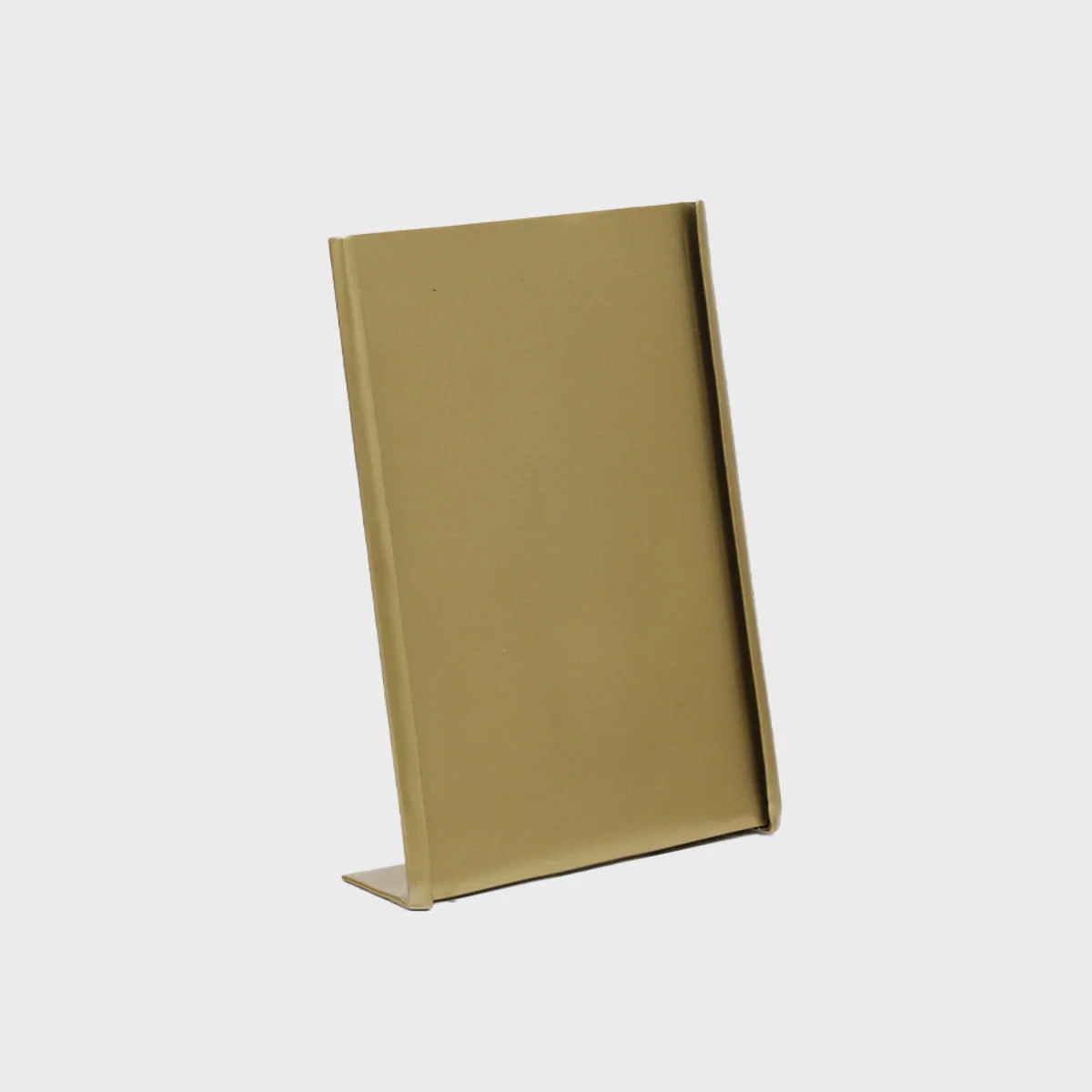 L shaped antique brass card counter sign - Image 3