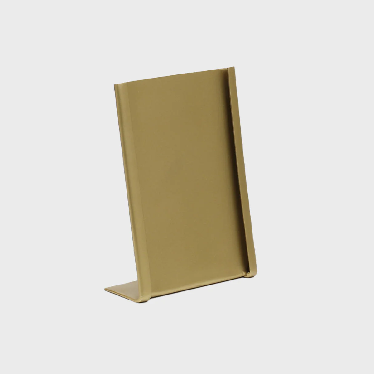 L shaped antique brass card counter sign - Image 4