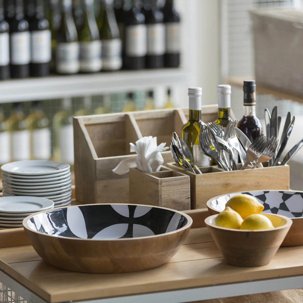 Large wooden display caddy - Image 4