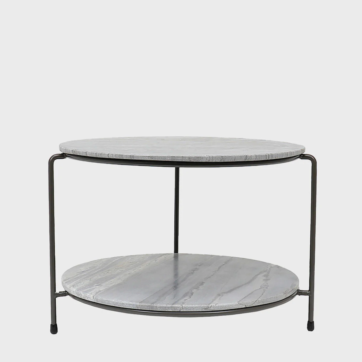 Leander metal tiered riser with dark grey marble serving board - Image 5