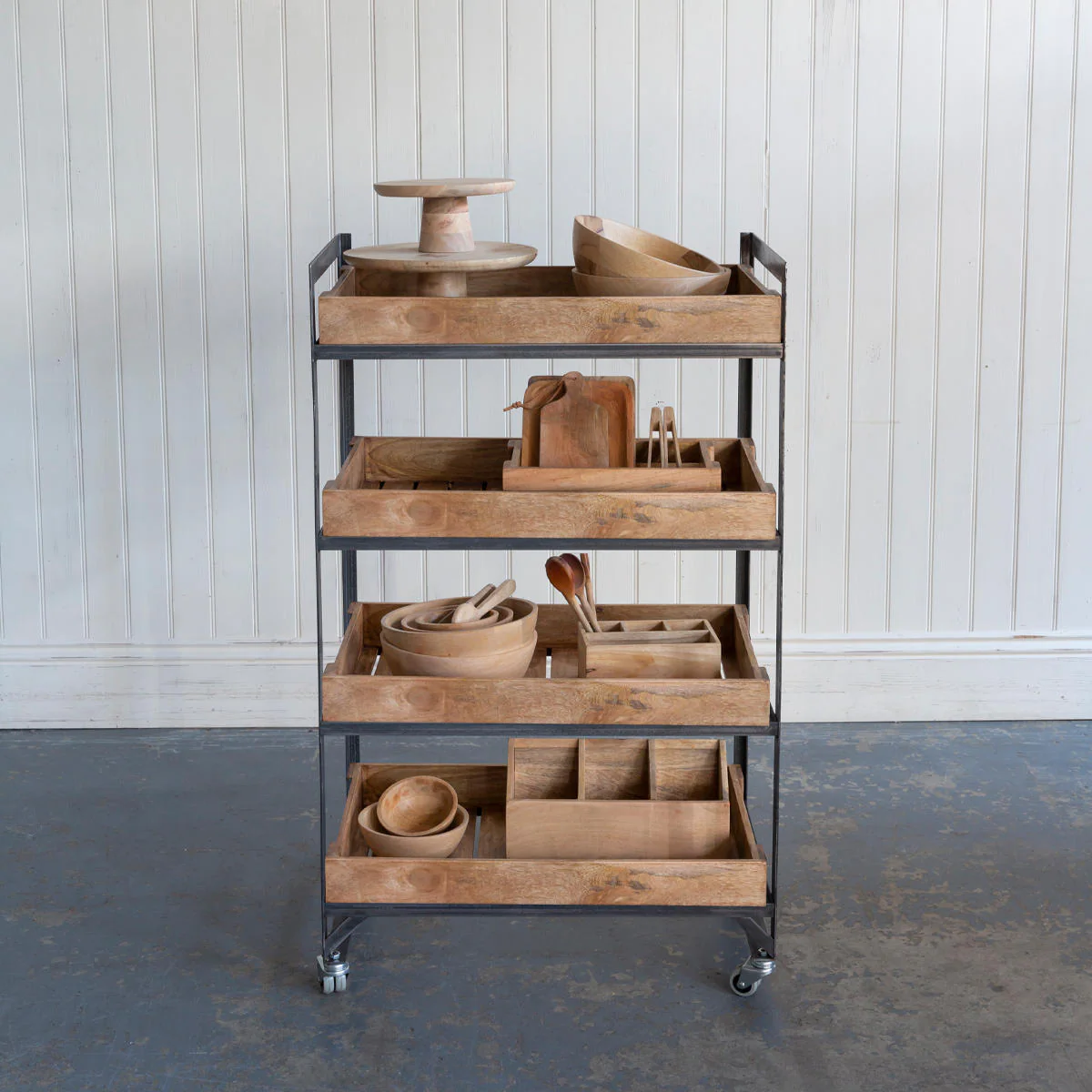 Mango wood chitting tray - Image 3