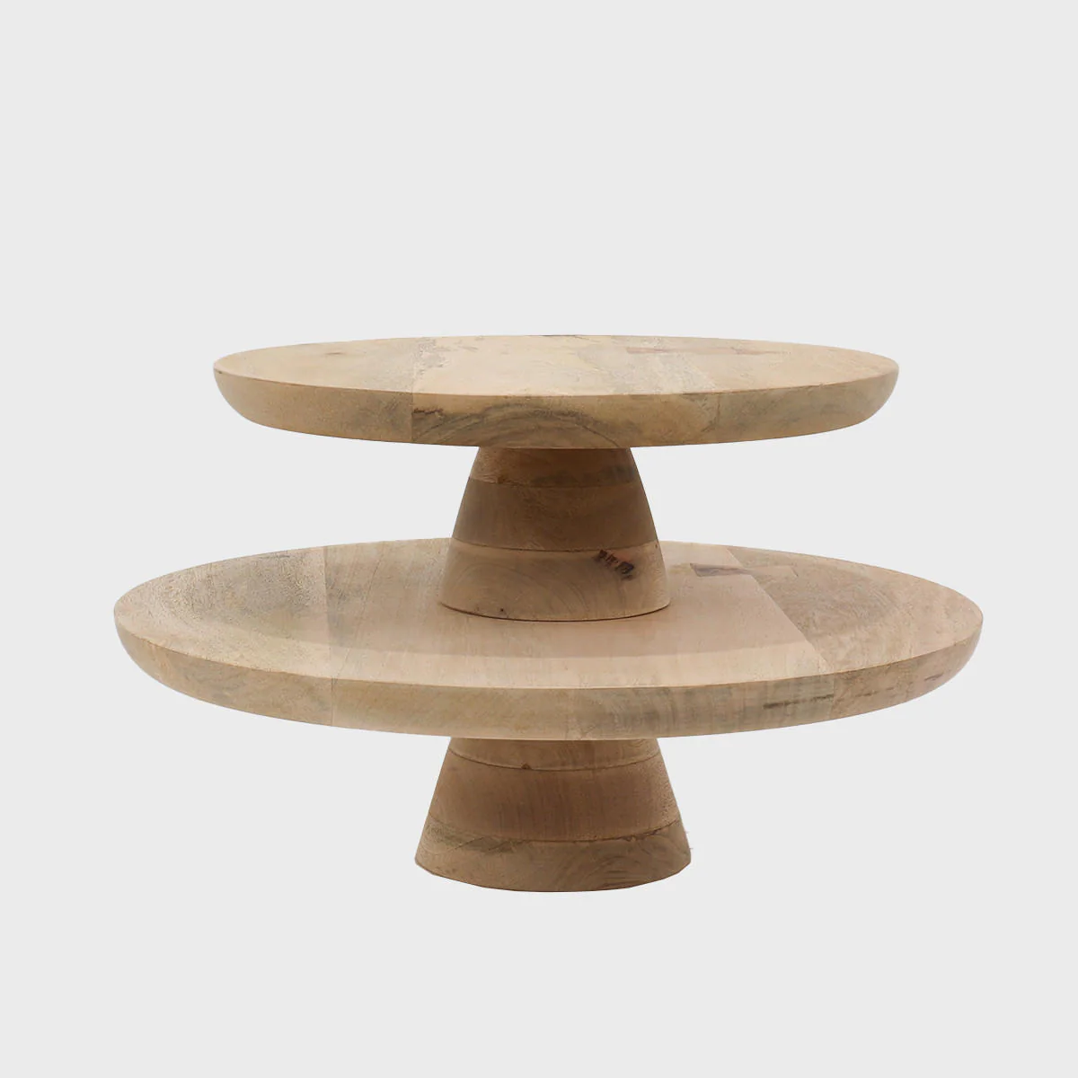 Mango wood wooden cake stand - Image 2